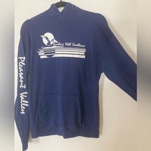 Vintage thin soft hoodie - M - Pleasant Valley - Bursting With Excellence